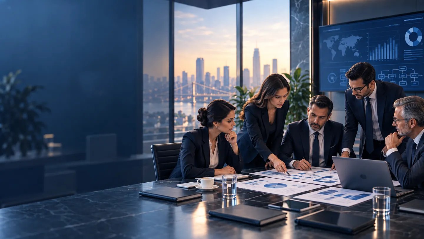 Outsource iç denetim hizmetini temsil eden kurumsal denetim toplantısı